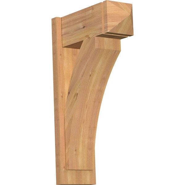 Ekena Millwork Thorton Arts & Crafts Smooth Outlooker, Western Red Cedar, 7 1/2"W x 18"D x 30"H OUT08X18X30THR03SWR - main